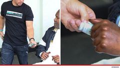 Mark Wahlberg gives homeless man $100 bill in Beverly Hills