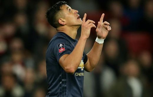 Alexis Sanchez scored against former club Arsenal on his return to the Emirates