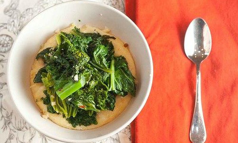 Polenta garlic