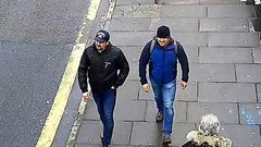 EU foreign ministers will formally sign off on restrictive measures against one entity and nine individuals, including the two men (pictured March 2018) accused of poisoning former Russian spy Sergei Skripal and his daughter in Salisbury, England