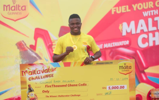 Solomon Baba Akumba, Winner of Maltavator Challenge 2.