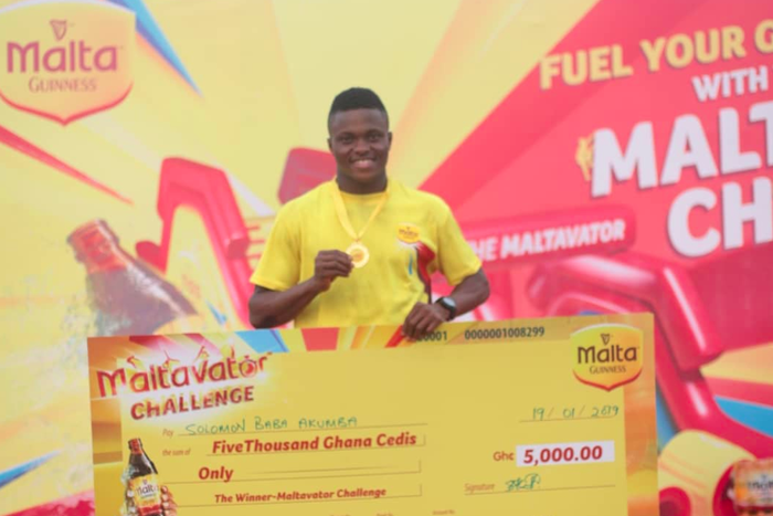 Solomon Baba Akumba, Winner of Maltavator Challenge 2.
