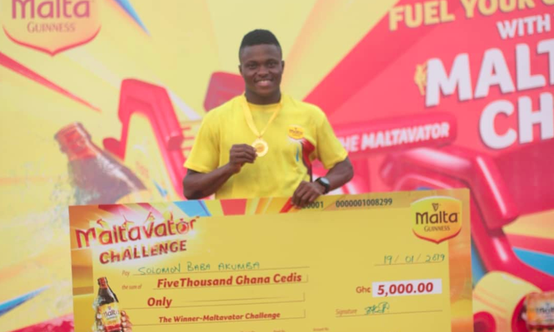 Solomon Baba Akumba, Winner of Maltavator Challenge 2.