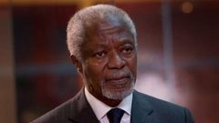 Mr Annan said that climate change "could displace tens of millions of people, dwarfing current migration and fuelling further conflicts".