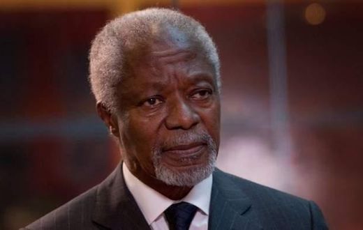 Mr Annan said that climate change "could displace tens of millions of people, dwarfing current migration and fuelling further conflicts".