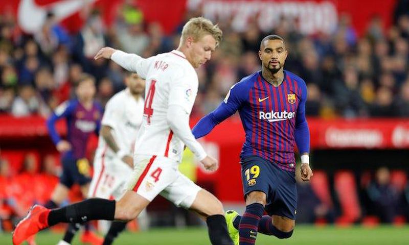 K.P Boateng vs Sevilla in Copa Del Rey