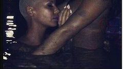 Amber Rose kisses Lira Galore's breasts