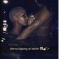 Amber Rose kisses Lira Galore's breasts