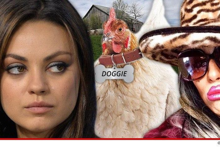 Mila Kunis accused of stealing chicken in Ukraine