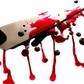 A bloody knife