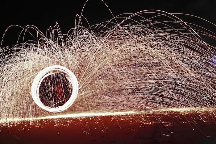 Light painting images taken with the Huawei P8