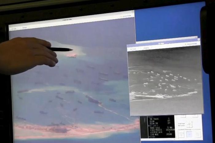 Pentagon again asks China to end island building, seeks more military contact