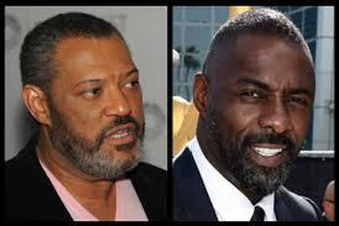 L-R; Laurence Fishburne, Idris Elba