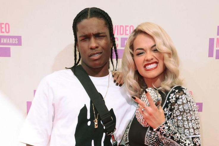 Rapper,A$ap Rocky and Rita Ora