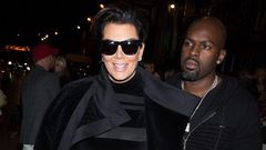 Kris Jenner keeps pulling of young outfits. The 'Keeping Up With the Kardashians' star looked youthful in black mini dress after leaving the Balmain after party during Paris fashion week.