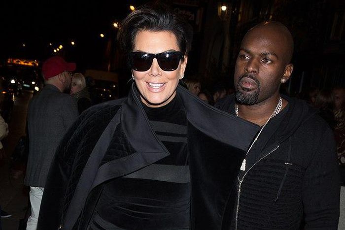 Kris Jenner keeps pulling of young outfits. The 'Keeping Up With the Kardashians' star looked youthful in black mini dress after leaving the Balmain after party during Paris fashion week.