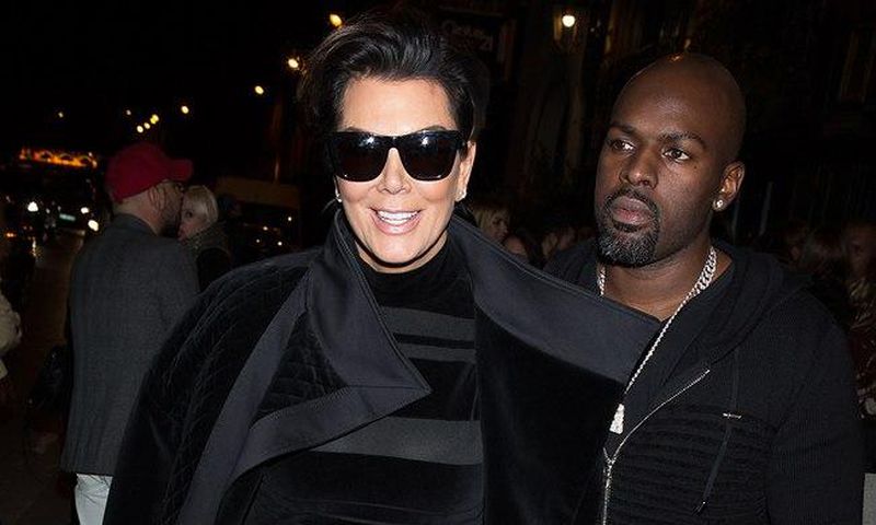 Kris Jenner keeps pulling of young outfits. The 'Keeping Up With the Kardashians' star looked youthful in black mini dress after leaving the Balmain after party during Paris fashion week.