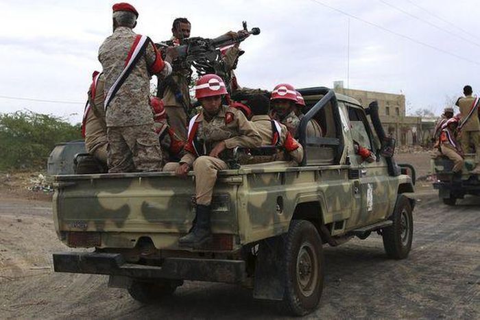 Some reports said troops loyal to the exiled president were killed when a base in the south was hit in error