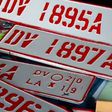 Fake number plates