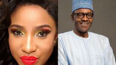 Tonto Dike congratulates Buhari