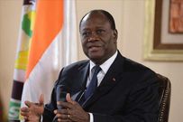 Alassanne Ouattara, President of Cote D'Ivoire