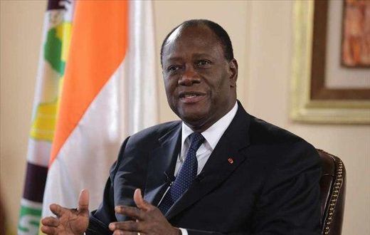 Alassanne Ouattara, President of Cote D'Ivoire