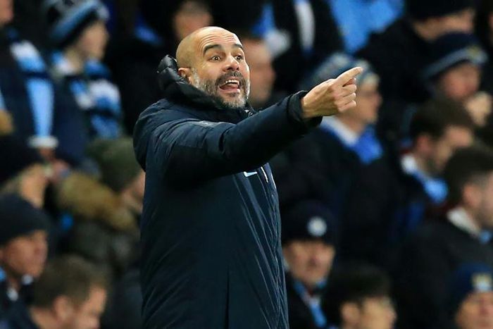 Pep Guardiola's Manchester City are four points behind Premier League leaders Liverpool