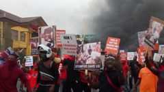 Menzgold customers have been protesting over the locked up investments