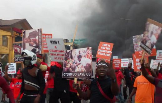 Menzgold customers have been protesting over the locked up investments