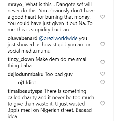 Instagram comments