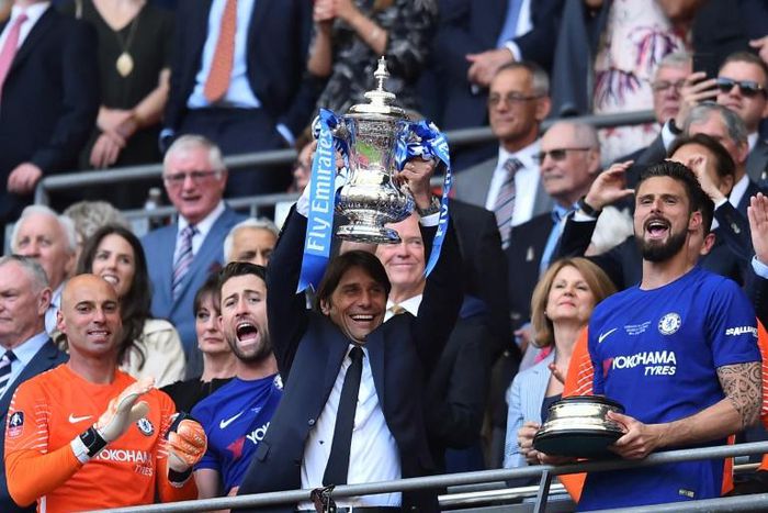 Conte led Chelsea to Premier League and FA Cup titles in his two seasons in charge