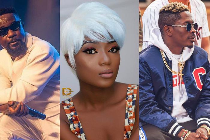 Sarkodie, Efya and Shatta Wale