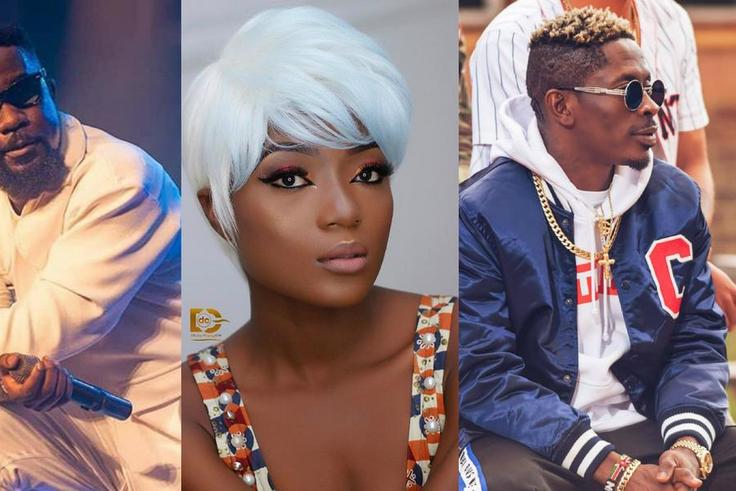 Sarkodie, Efya and Shatta Wale