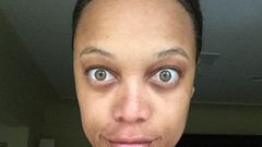 Tyra Banks shares no makeup look