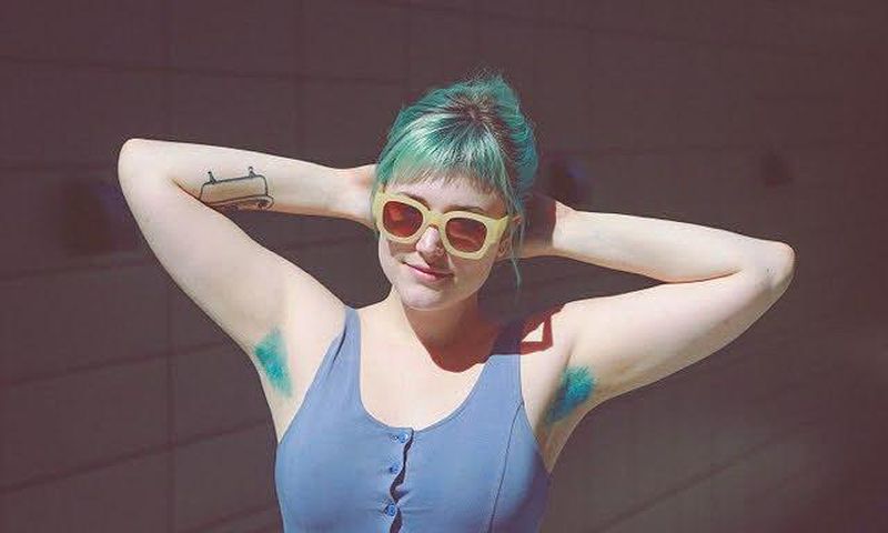 Technicolour armpits