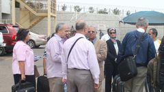 The doctors from Egypt at the Kotoka International Airport
