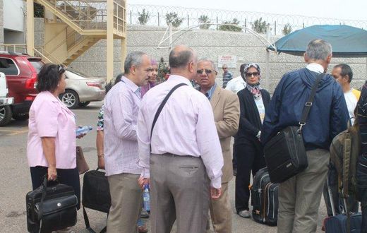 The doctors from Egypt at the Kotoka International Airport