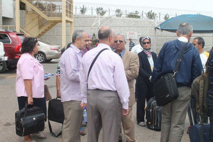 The doctors from Egypt at the Kotoka International Airport