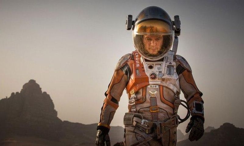 Matt Damon in The Martian movie