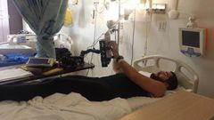 Drew Iwanicki was monitored 24/7 during the test