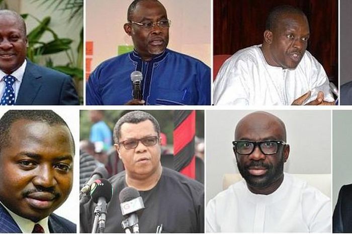 NDC Presidential aspirants