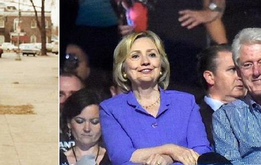 Bill and Hillary Clinton then and now