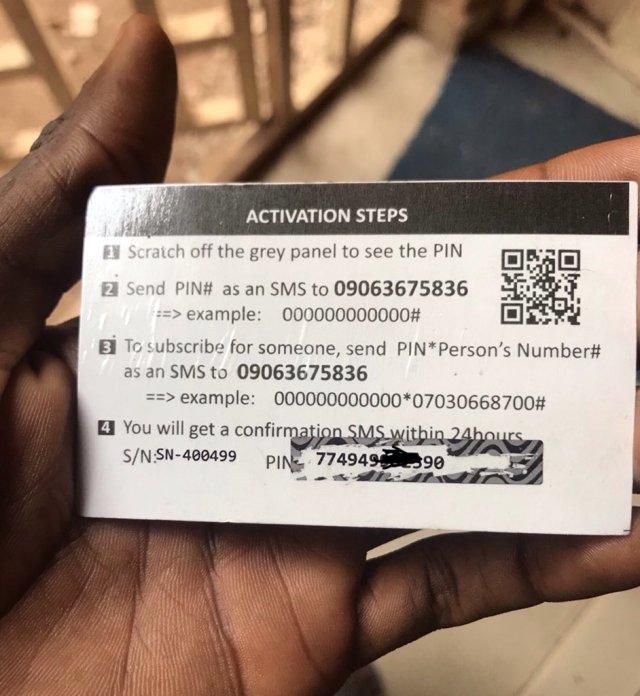 Church sells prophetic prayer recharge card to members