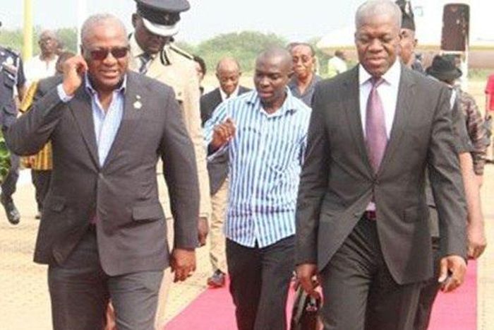 President John Mahama and Vice President Paa Kwesi Amissah-Arthur