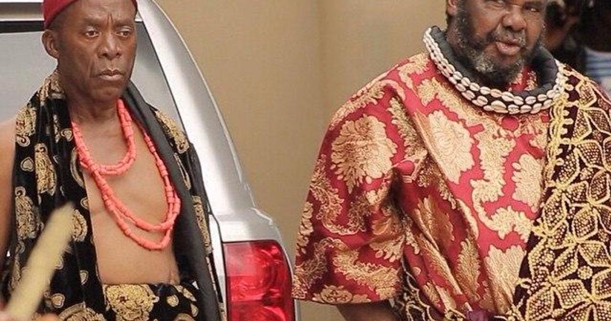Pete Edochie, Zulu Adigwe spotted on set of new movie | Pulse Ghana