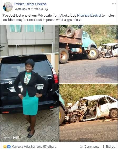 Rape victim dies sadly in an accident on her way to court