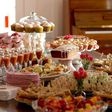 A wedding buffet