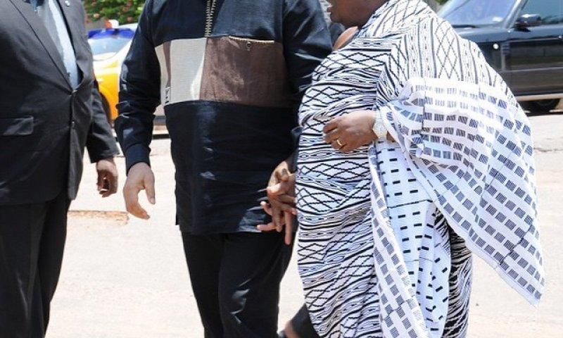 Former President Jerry John Rawlings with Nana Akufo-Addo