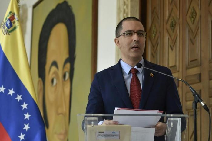 Venezuela's Foreign Minister Jorge Arreaza is accusing the United States of trying to incite a coup d'etat in the South American country