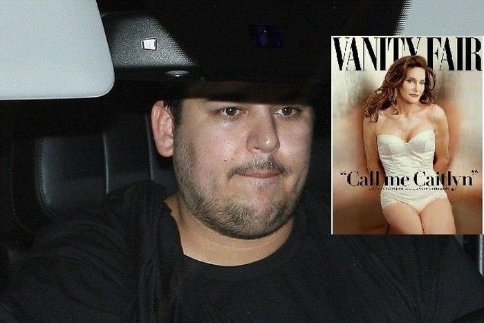 Rob Kardashian reacts to Caitlyn Jenner's Vanity fair cover